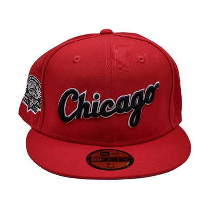 New Era 59Fifty Chicago White Sox Comiskey Park Inaugural Year Patch Fitted Hat