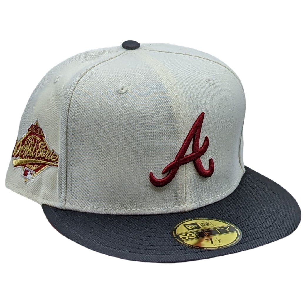 atlanta braves championship hats