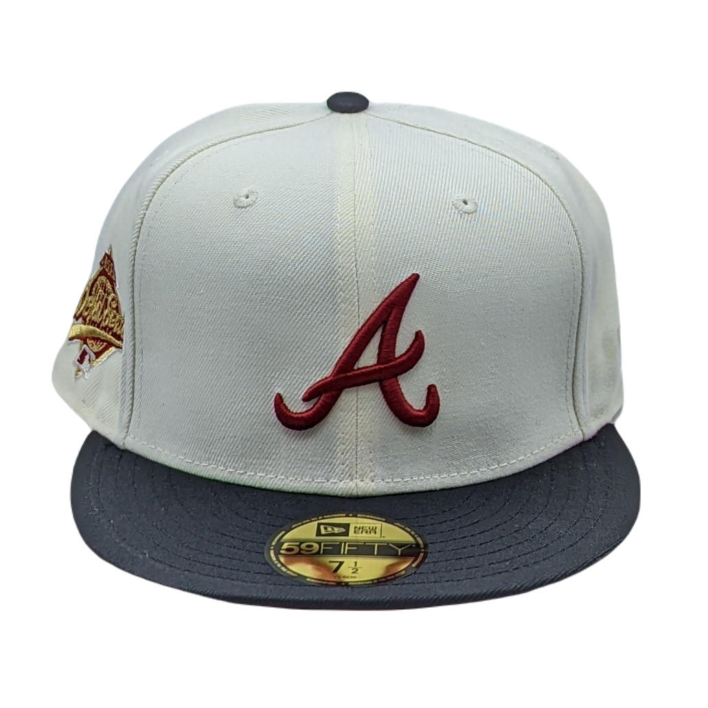 New Era 59Fifty Atlanta Braves 1995 World Series Patch Fitted Hat