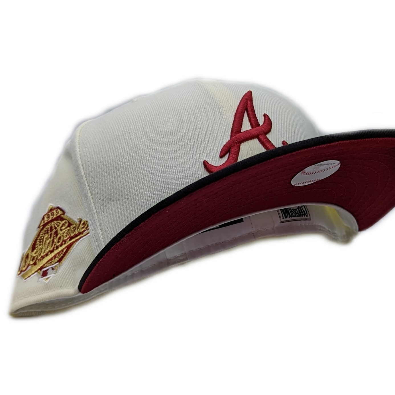 New Era 59Fifty Atlanta Braves 1995 World Series Patch Fitted Hat