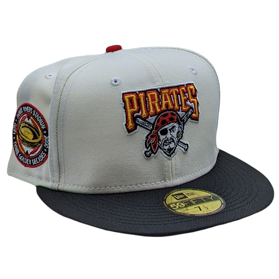 Pittsburgh Pirates Hat Baseball Cap Fitted 7 5/8 New Era MLB