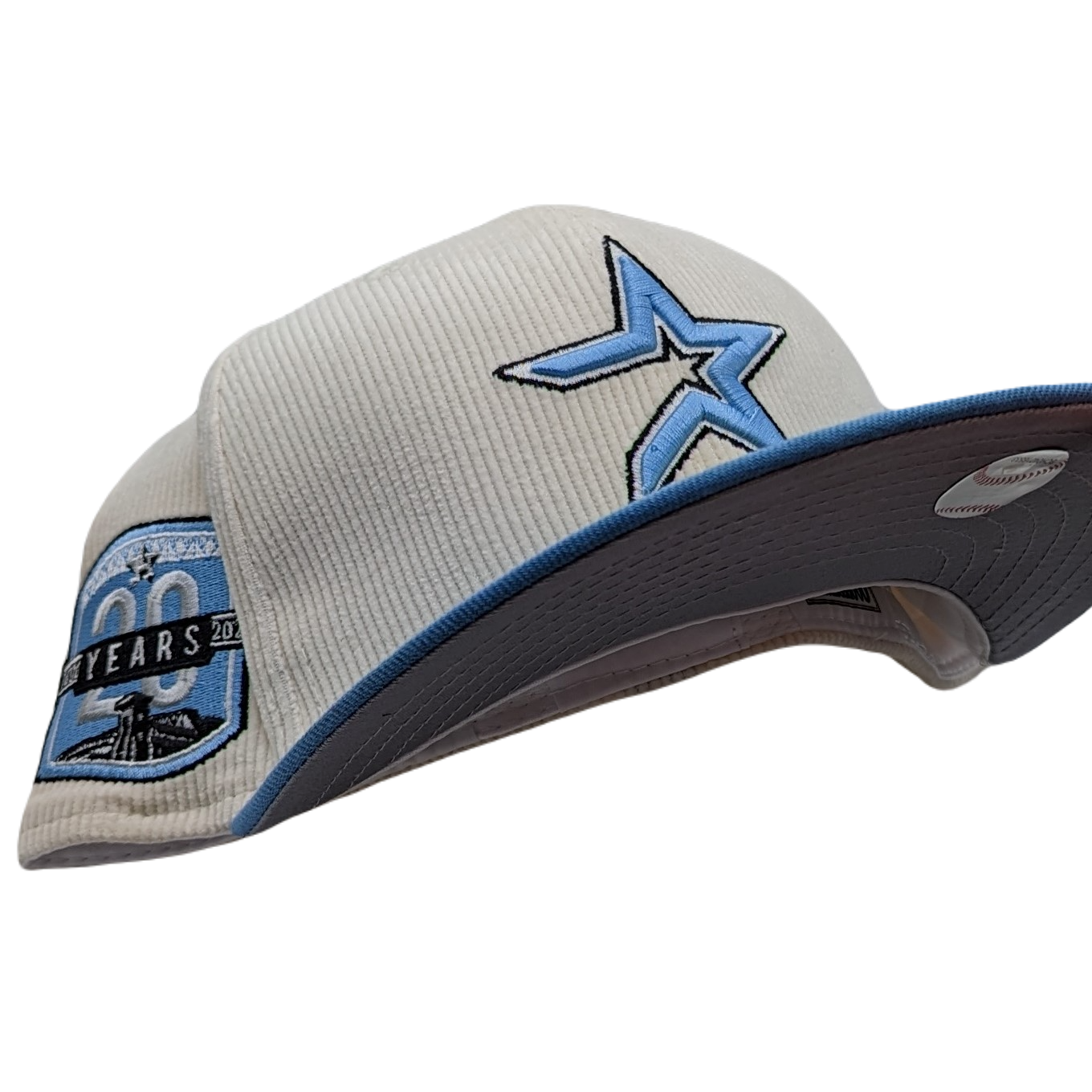 New Era 59Fifty Houston Astros 20th Anniversary Patch Corduroy Fitted Hat