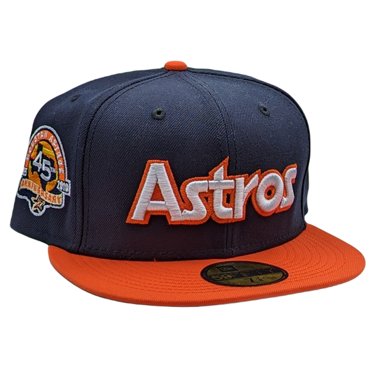 New Era 59Fifty Houston Astros 45th Anniversary Patch Fitted Hat