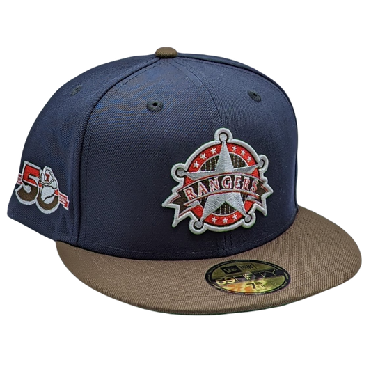 New Era 59Fifty Texas Rangers 50th Anniversary Patch Fitted Hat