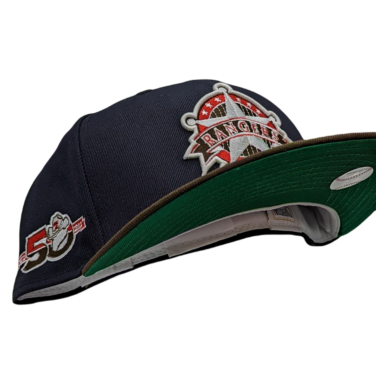 New Era 59Fifty Texas Rangers 50th Anniversary Patch Fitted Hat
