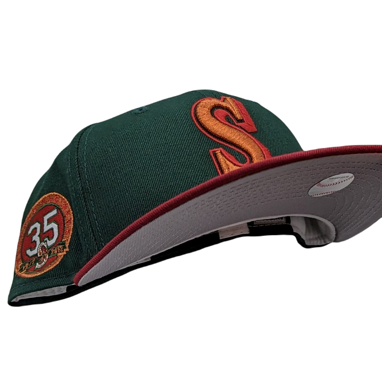 New Era 59Fifty Seattle Mariners 35th Anniversary Patch Fitted Hat