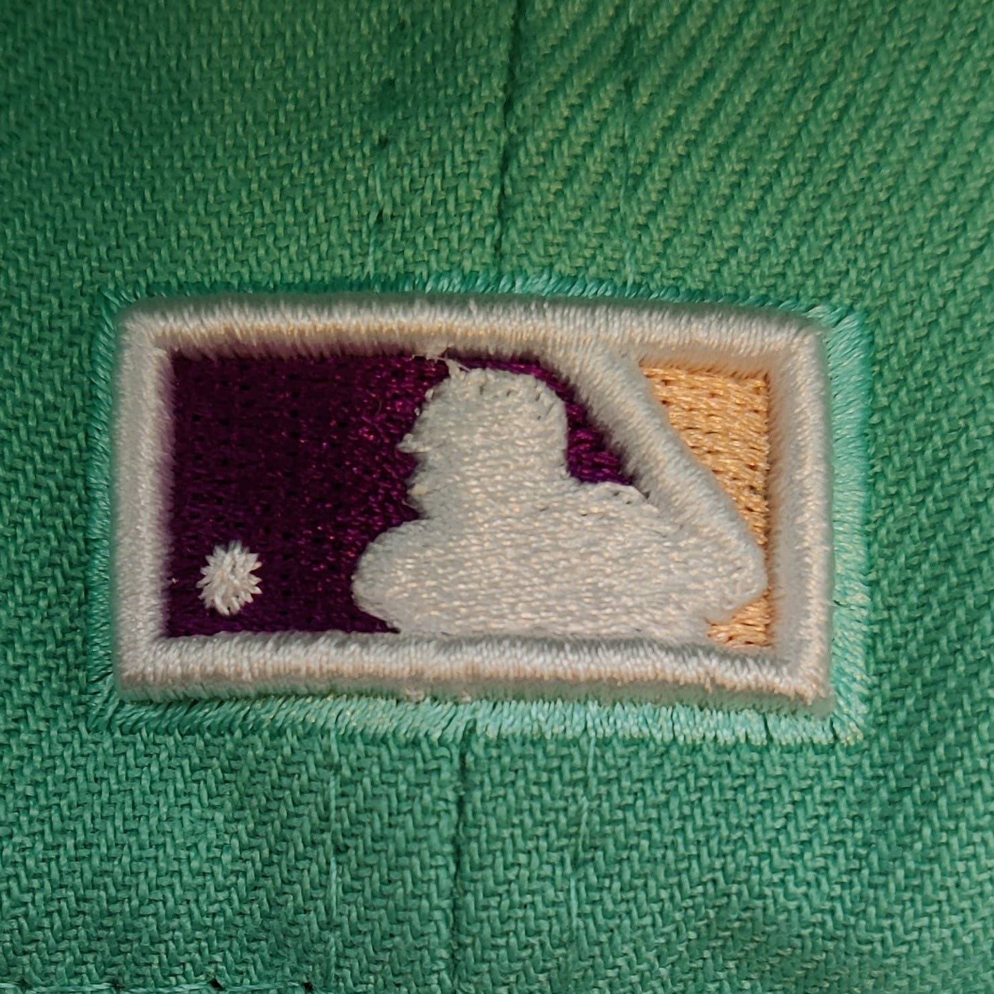 New Era 59Fifty Atlanta Braves Teal/Purple 2-Tone w/ Peach UV Fitted Hat
