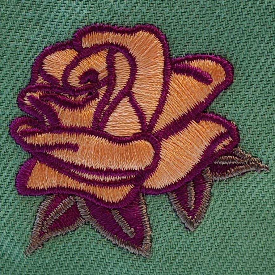 New Era 59Fifty Atlanta Braves Teal/Purple 2-Tone w/ Peach UV Fitted Hat