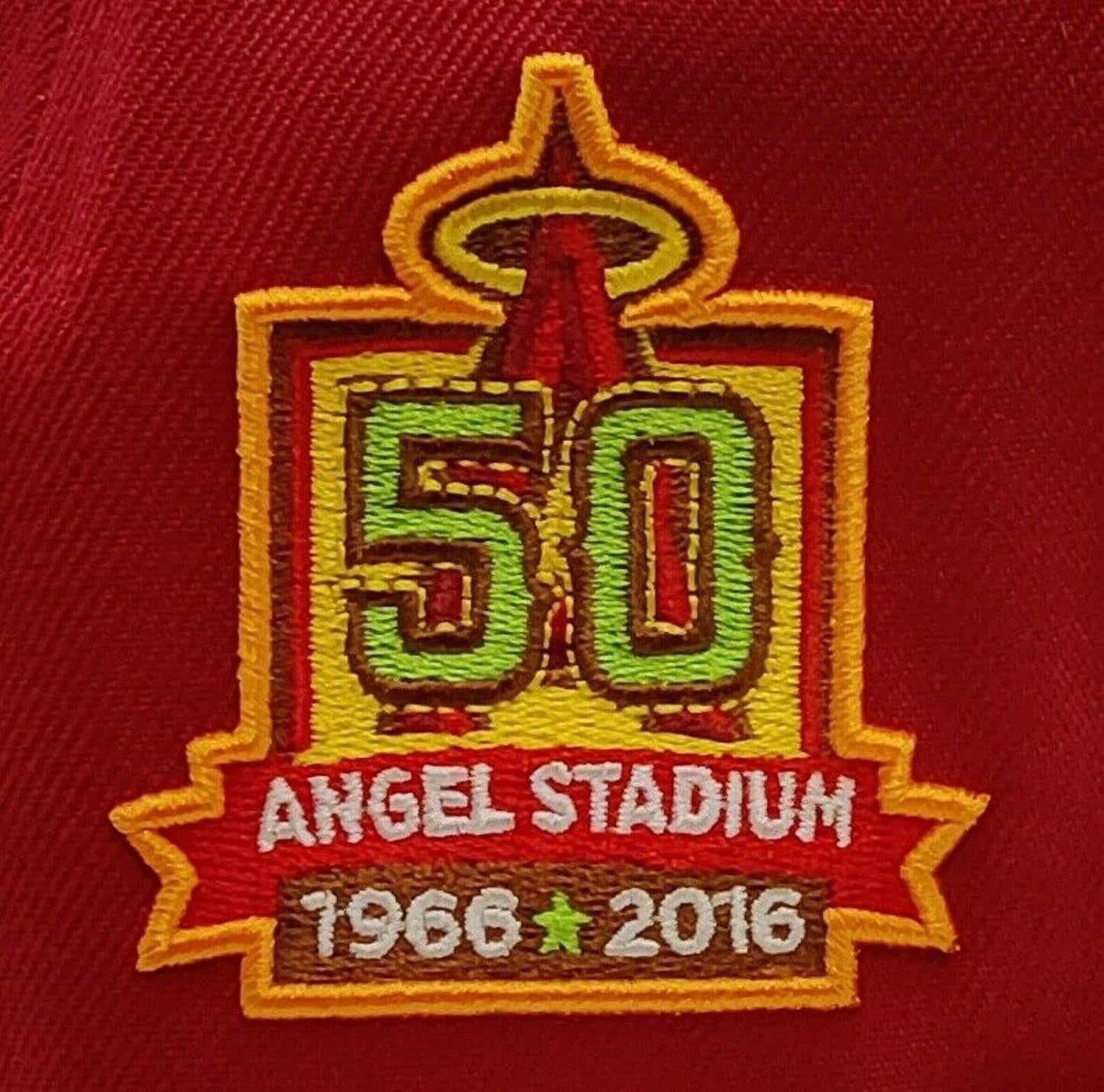 New Era 59Fifty Anaheim Angels 50th Anniversary Patch Fitted Hat