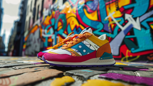 Explore Saucony's Creative and Colorful Sneaker Designs That Match Bold and Patterned MLB Hats