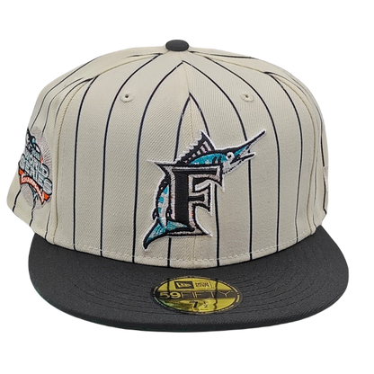 New Era 59Fifty Florida Marlins 2003 World Series Champions Pinstripe Fitted Hat