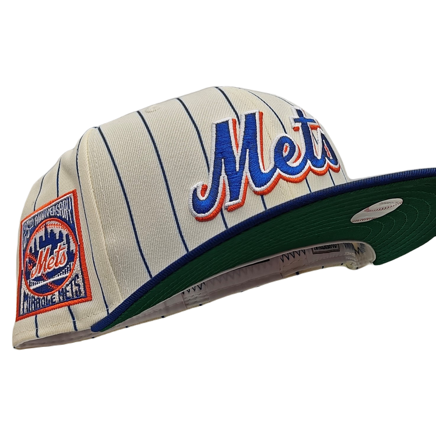New Era 59Fifty New York Mets 25th Anniversary Pinstripe Fitted Hat