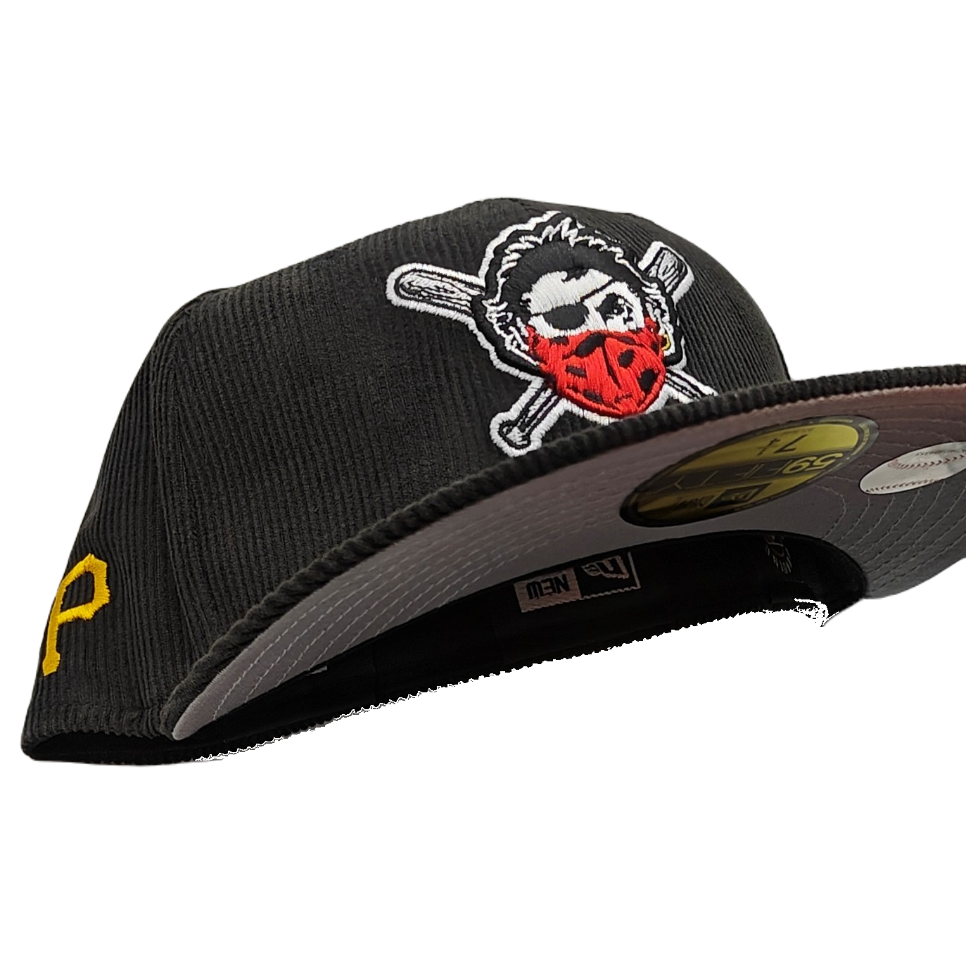 New Era 59Fifty Covid Mask Pittsburgh Pirates Corduroy Fitted Hat