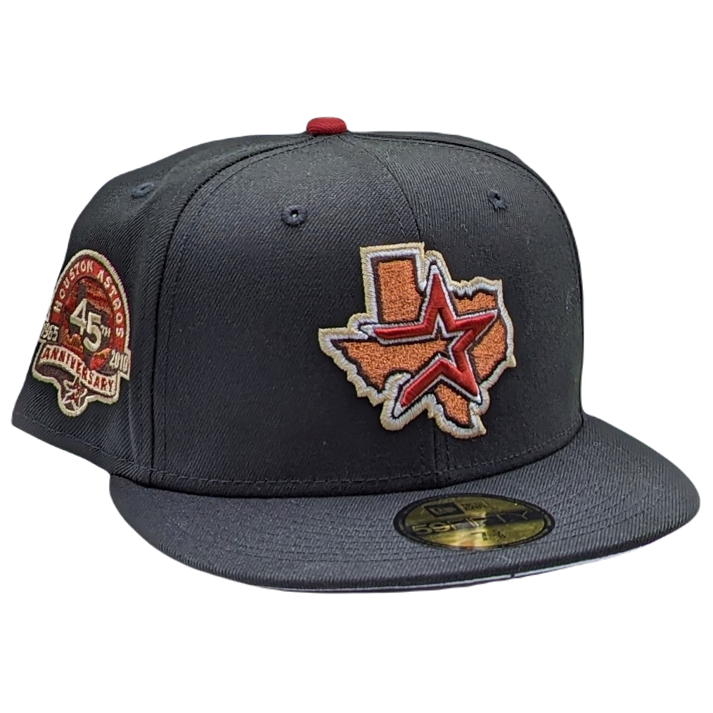 New Era 59Fifty Houston Astros 45th Anniversary Patch Fitted Hat