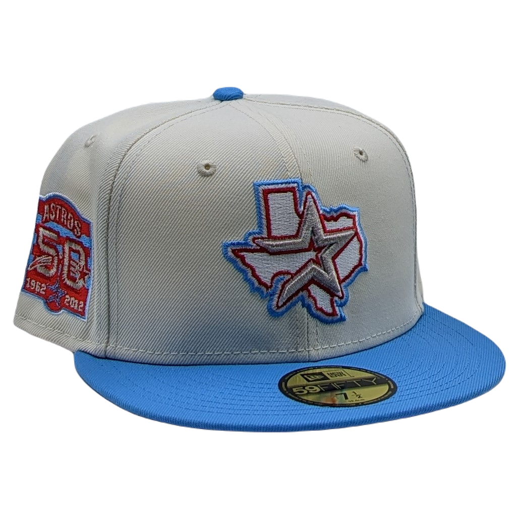 New Era 59Fifty Houston Astros 50th Anniversary Patch Fitted Hat