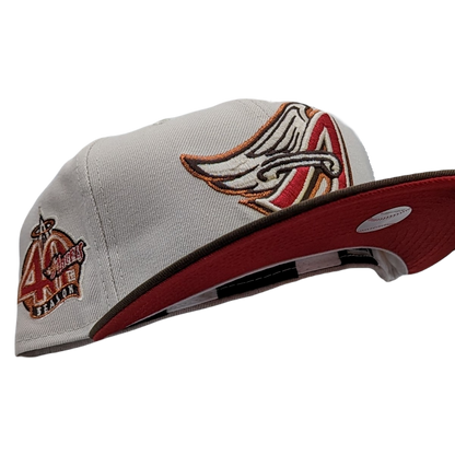 New Era 59Fifty Anaheim Angels 40th Anniversary Patch Fitted Hat