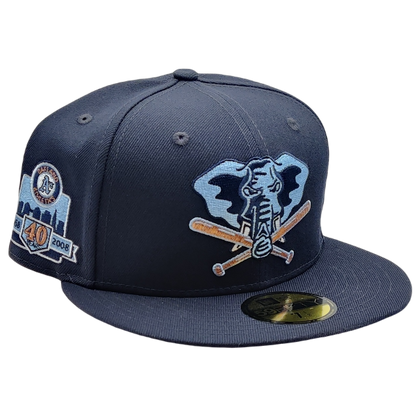New Era 59Fifty Oakland Athletics 40th Anniversary Side Patch Fitted Hat