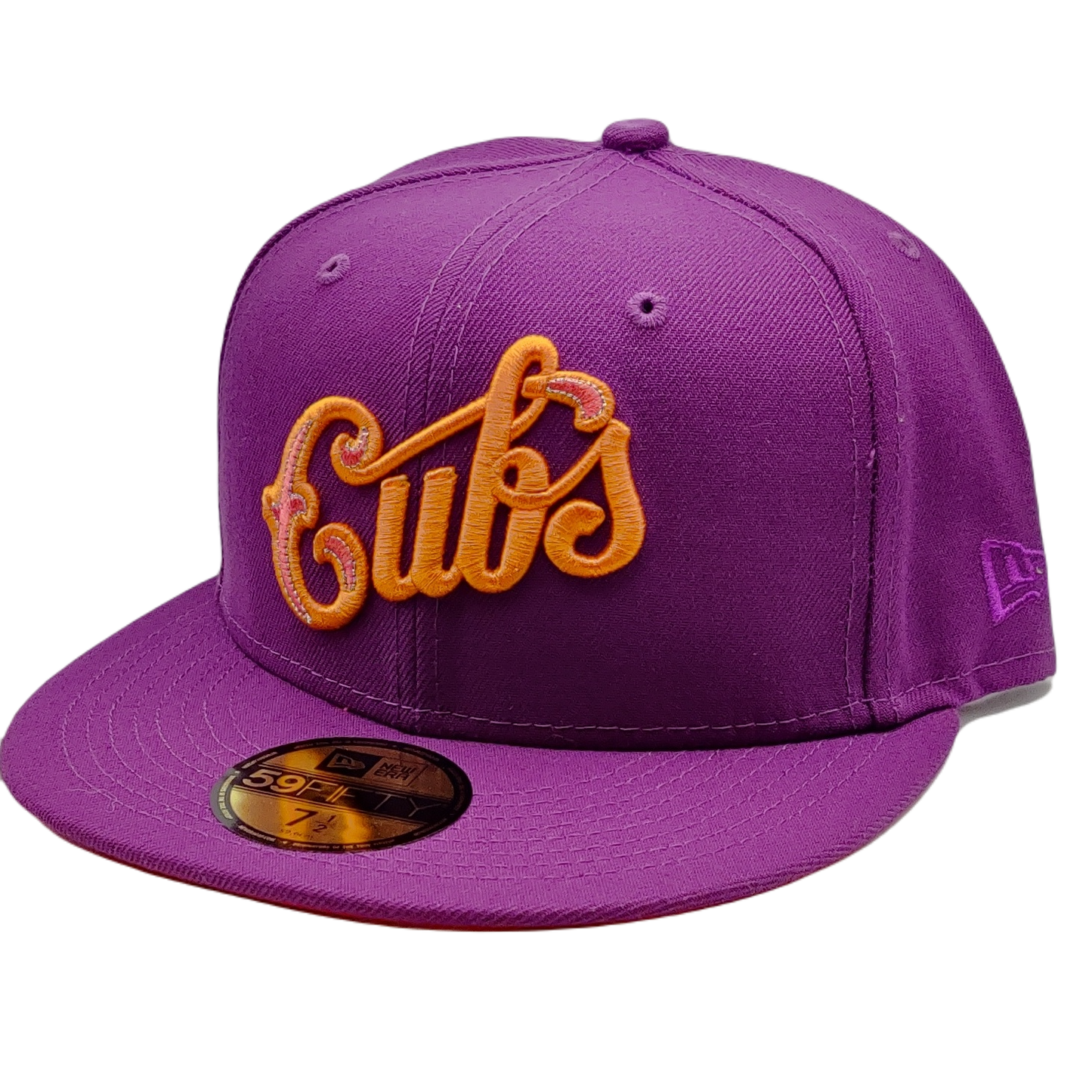 New Era 59Fifty Chicago Cubs Purple Fitted Hat