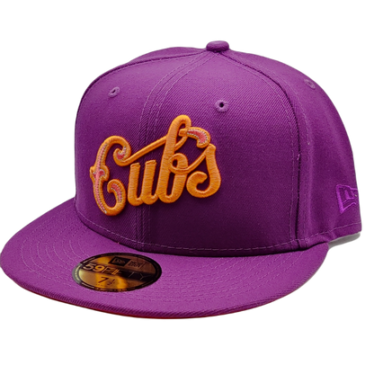 New Era 59Fifty Chicago Cubs Purple Fitted Hat