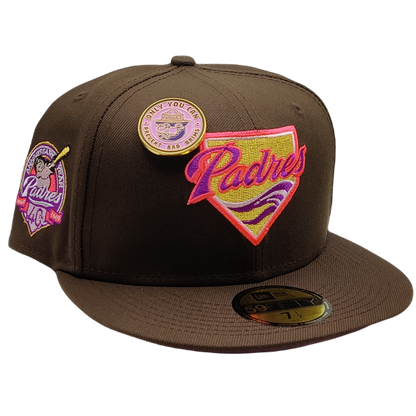 New Era 59Fifty San Diego Padres No Bad Brims 2.0 40th Anniversary Patch Fitted Hat