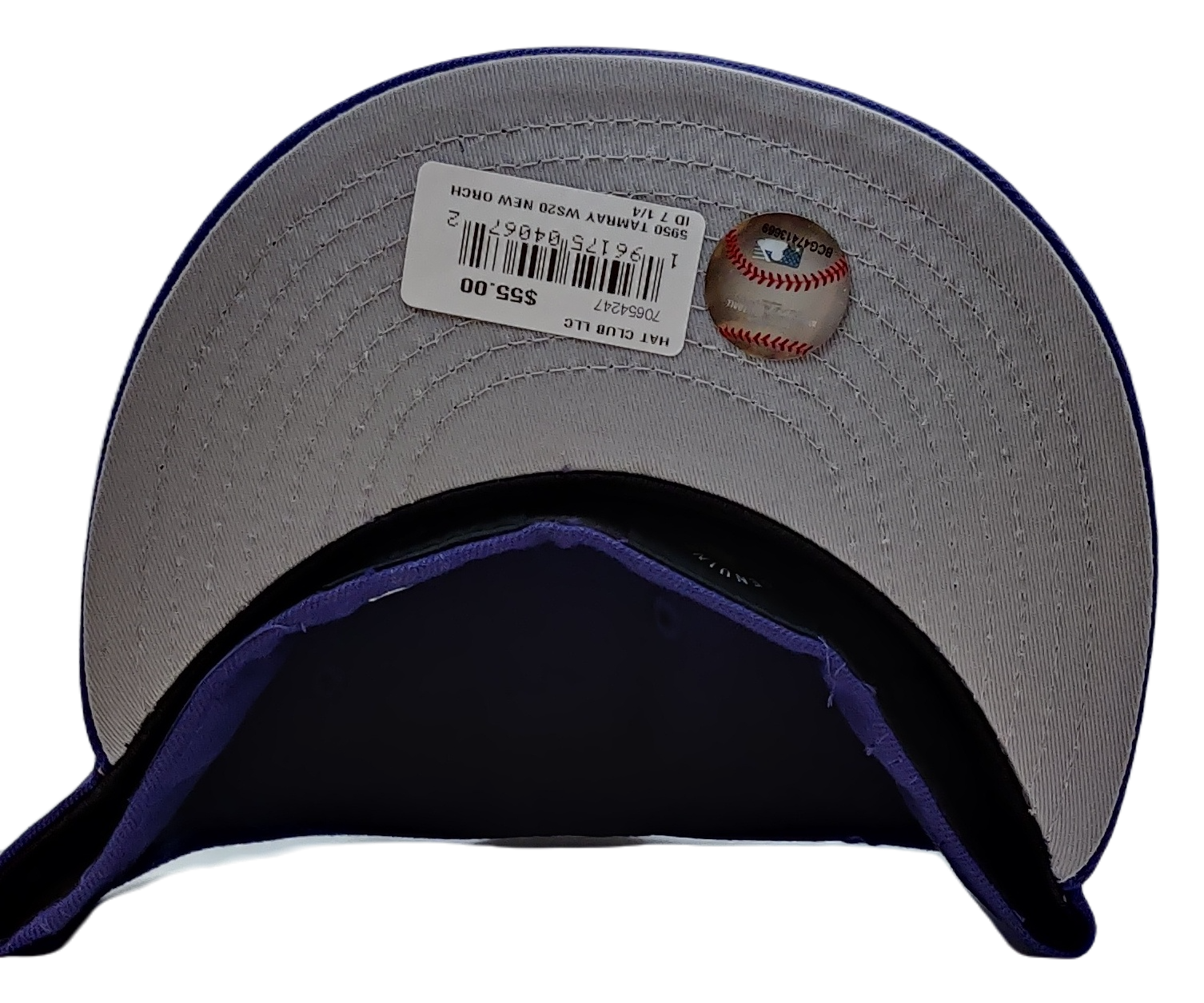 New Era 59FIFTY Kansas City Royals Hat Gray MLB Cap KC 5950 Size 7