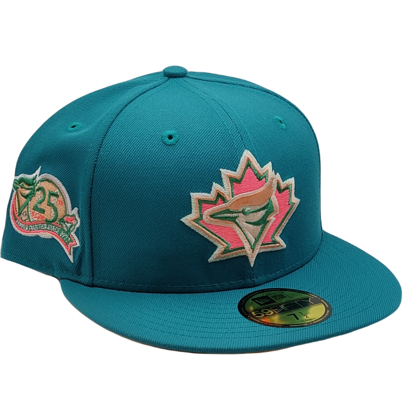 New Era 59Fifty Toronto Blue Jays Badlands 25th Anniversary Patch Fitted Hat