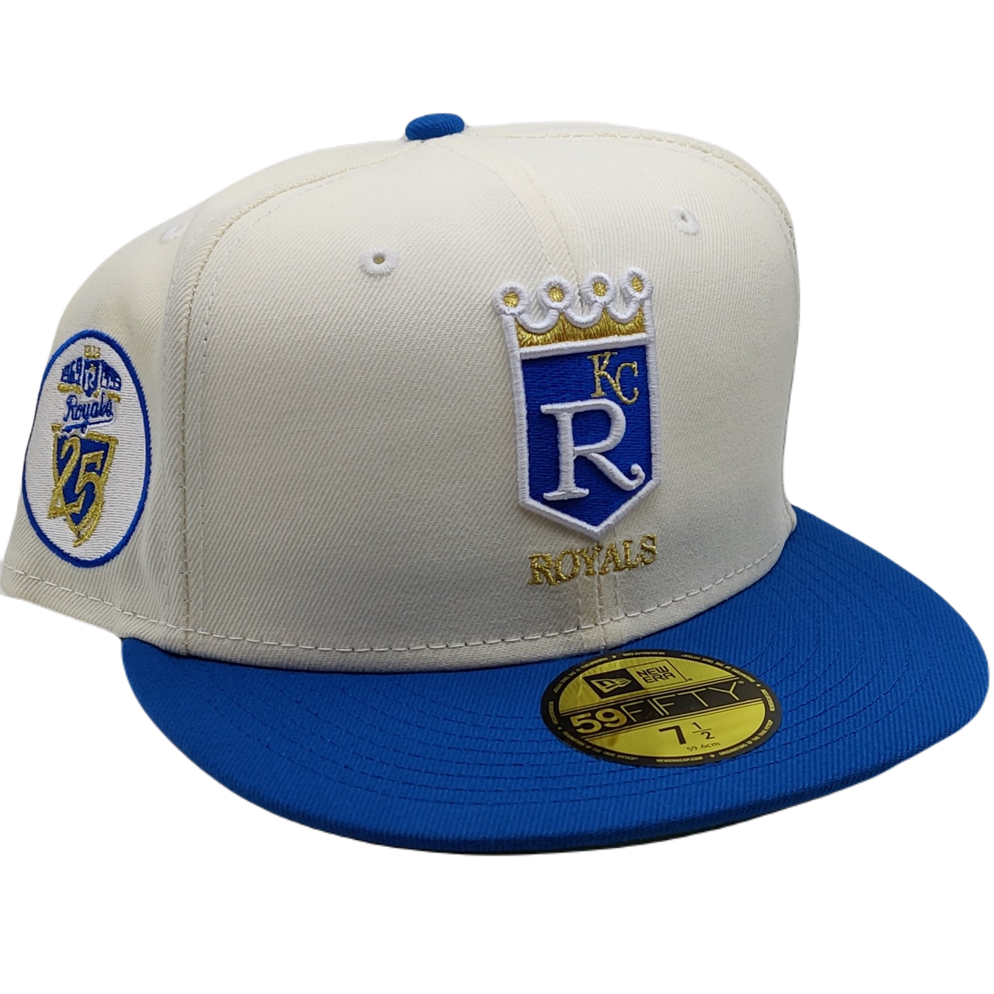 New Era 59Fifty Kansas City Royals 25th Anniversary Patch Fitted Hat