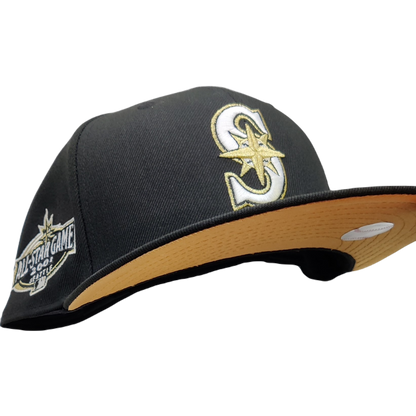 Seattle Mariners New Era 50th All-Star Game Chrome Alternate Undervisor  59FIFTY Fitted Hat - Cream