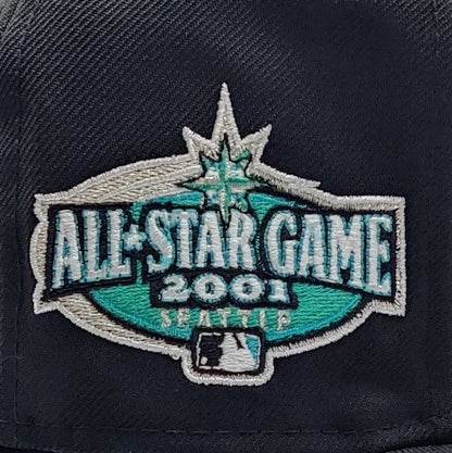 New Era Seattle Mariners Captain Planet 2.0 2001 All Star Game Patch Logo  Hat Club Exclusive 59Fifty Fitted Hat Red/Teal Men's - SS22 - US