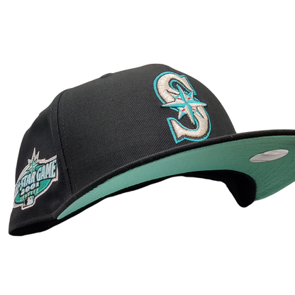 New Era Seattle Mariners All Star Game 2001 59Fifty Fitted Hat Teal/Pink  Men's - SS21 - US