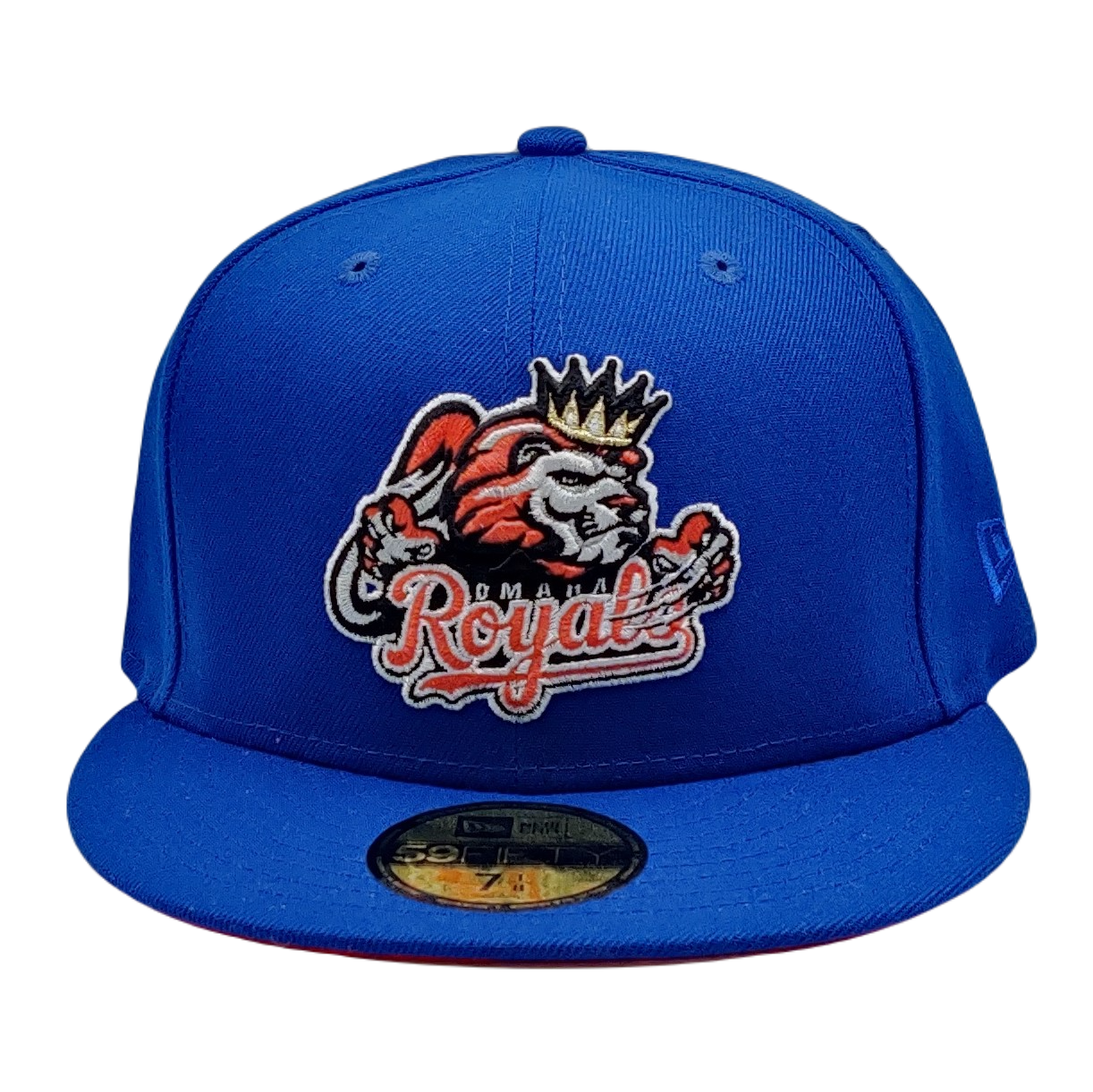 New Era 59Fifty Omaha Royals Blue with Red UV Fitted Hat