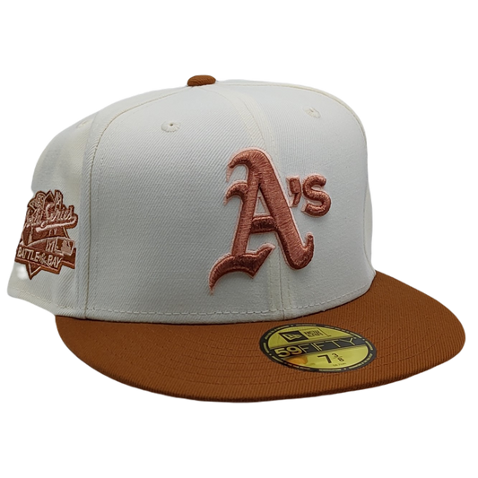 New Era 59Fifty Oakland Athletics 1989 World Series Patch Fitted Hat