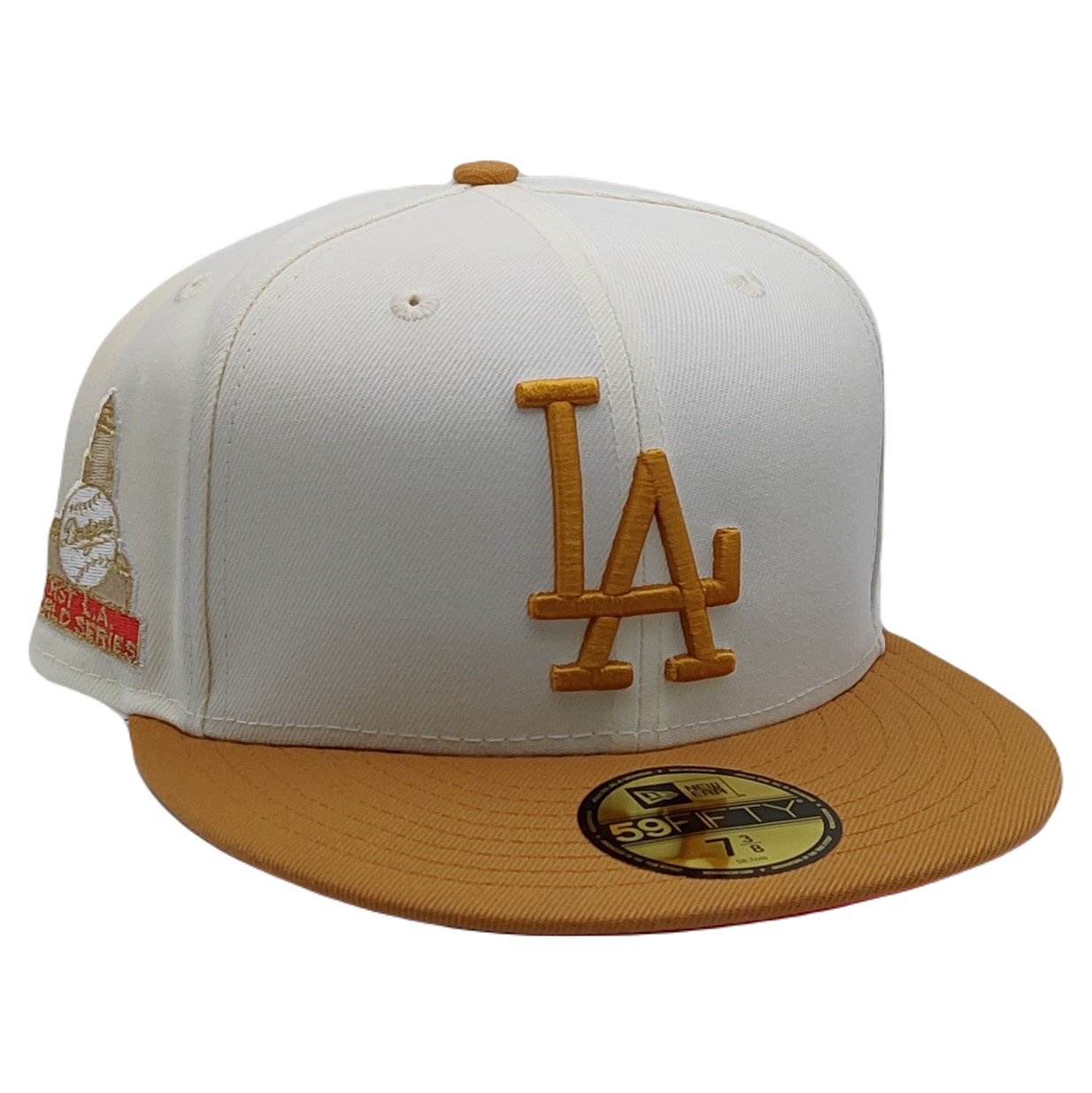 New Era 59Fifty Los Angeles Dodgers First L.A. World Series Patch Fitted Hat