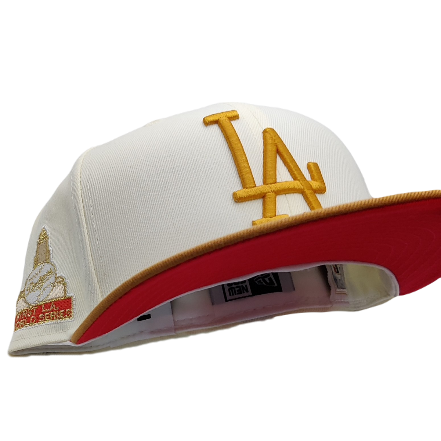 New Era 59Fifty Los Angeles Dodgers First L.A. World Series Patch Fitted Hat