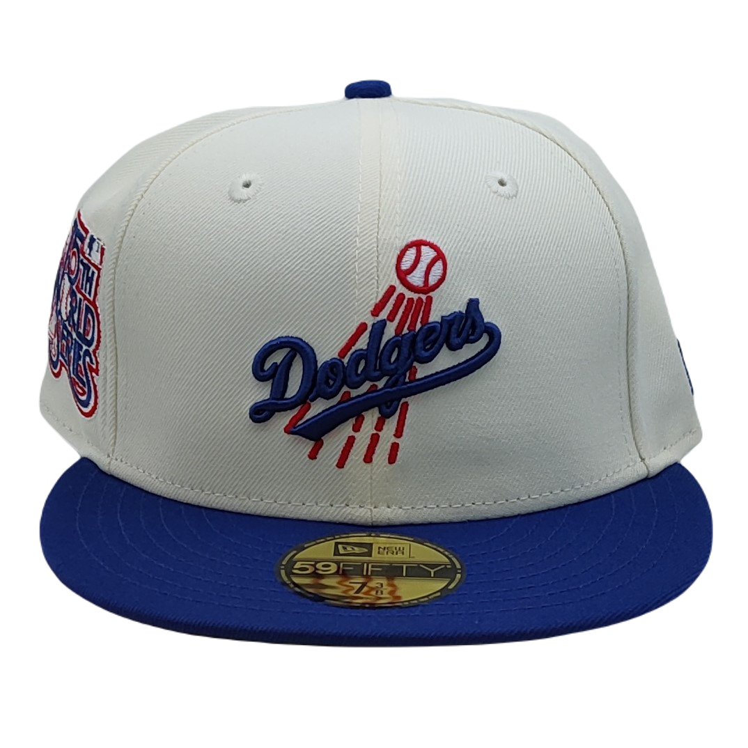 New Era 59Fifty Los Angeles Dodgers 75th World Series Patch Fitted Hat