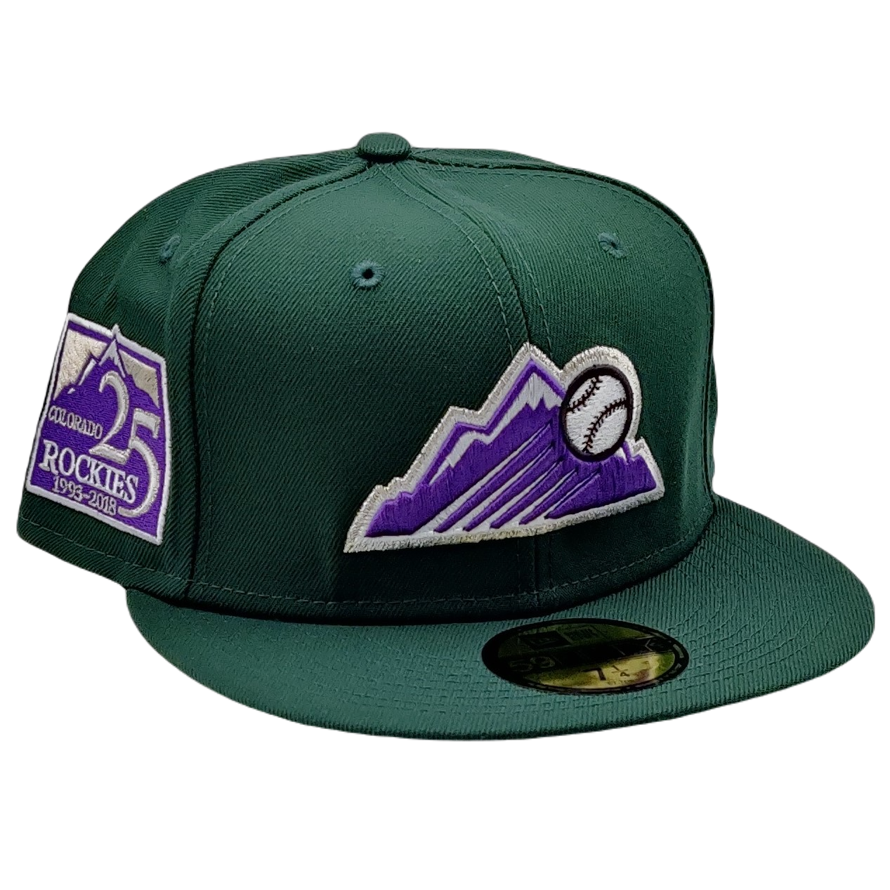 New Era 59Fifty Colorado Rockies 25th Anniversary Patch Fitted Hat