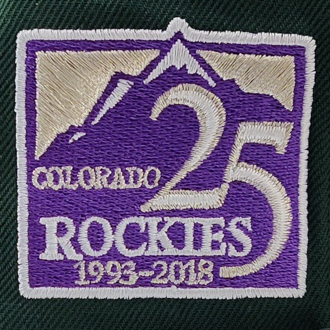 New Era 59Fifty Colorado Rockies 25th Anniversary Patch Fitted Hat