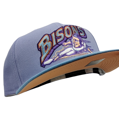 New Era 59Fifty Buffalo Bisons Lavender and Peach Fitted Hat