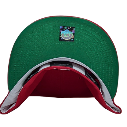 New Era 59Fifty Buffalo Bisons Red with Green UV Fitted Hat