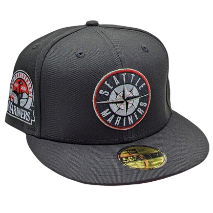 New Era 59Fifty Seattle Mariners 30th Anniversary Patch Fitted Hat
