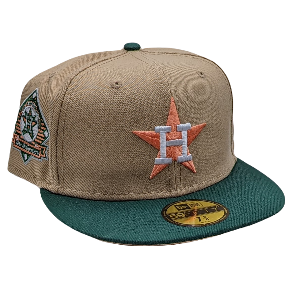 New Era 59Fifty Houston Astros Silver Anniversary Patch Fitted Hat