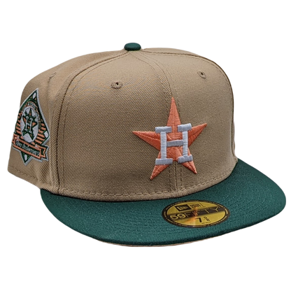 New Era 59Fifty Houston Astros Silver Anniversary Patch Fitted Hat