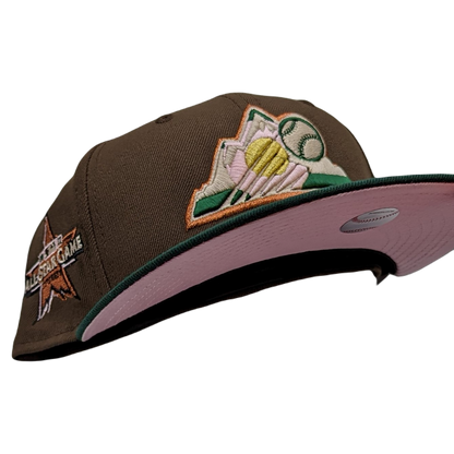 Maroon Colorado Rockies Toast Visor Olive Green Bottom 10th Years Anniversary Side Patch New Era 59FIFTY Fitted 7 1/4