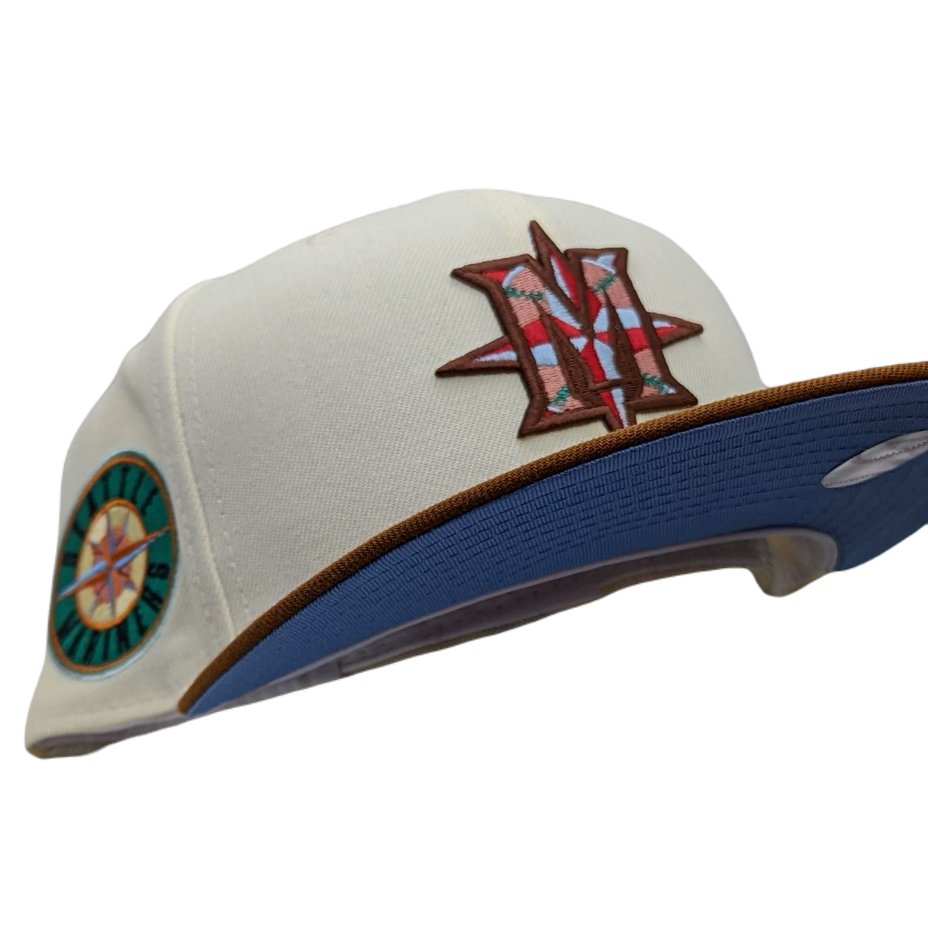 New Era 59Fifty Seattle Mariners Team Side Patch Fitted Hat 402Fitted