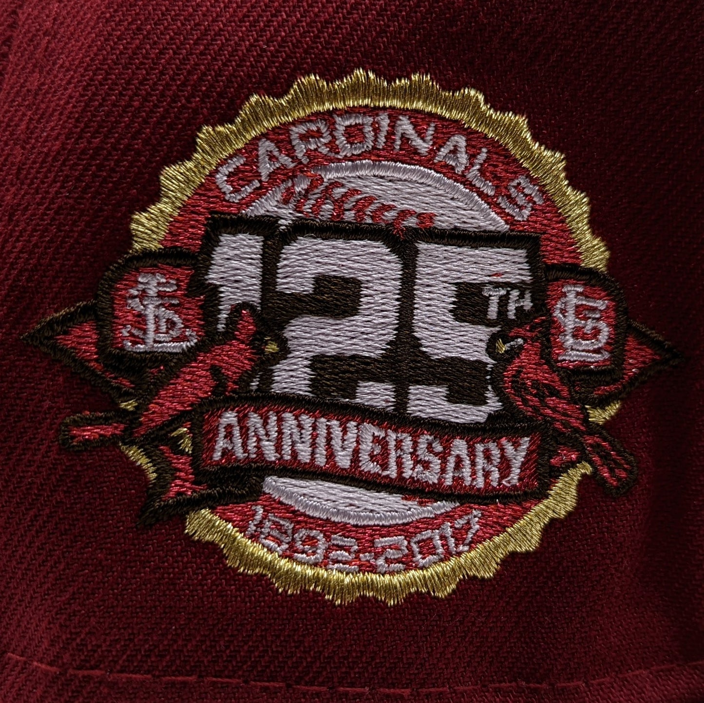 New Era 59Fifty St. Louis Cardinals 125th Anniversary Patch Fitted Hat