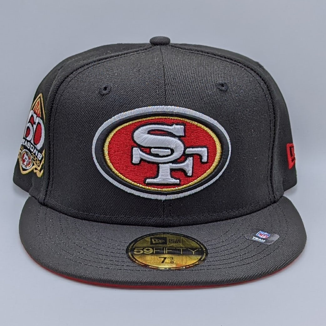 New Era 59Fifty San Francisco 49ers 60th Anniversary Patch Fitted Hat