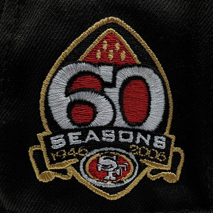 New Era 59Fifty San Francisco 49ers 60th Anniversary Patch Fitted Hat