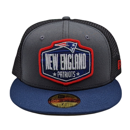 New Era 59Fifty New England Patriots Fitted Trucker Hat