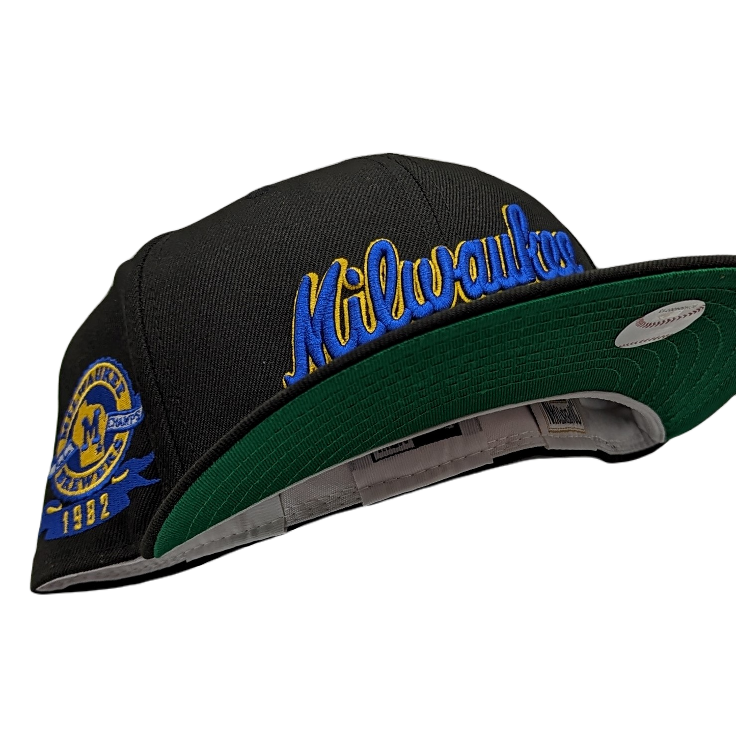 New Era 59Fifty Milwaukee Brewers 1982 American League Champions Patch Fitted Hat