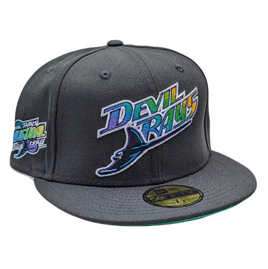 New Era 59Fifty Tampa Bay Devil Rays 1998 Inaugural Season Patch Fitted Hat